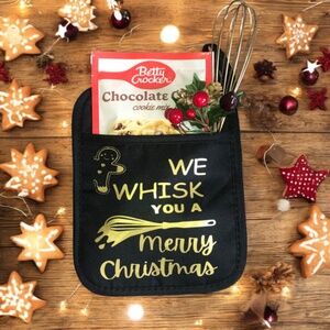We Whisk You A Merry Christmas Potholder Gift -Pot Mitt